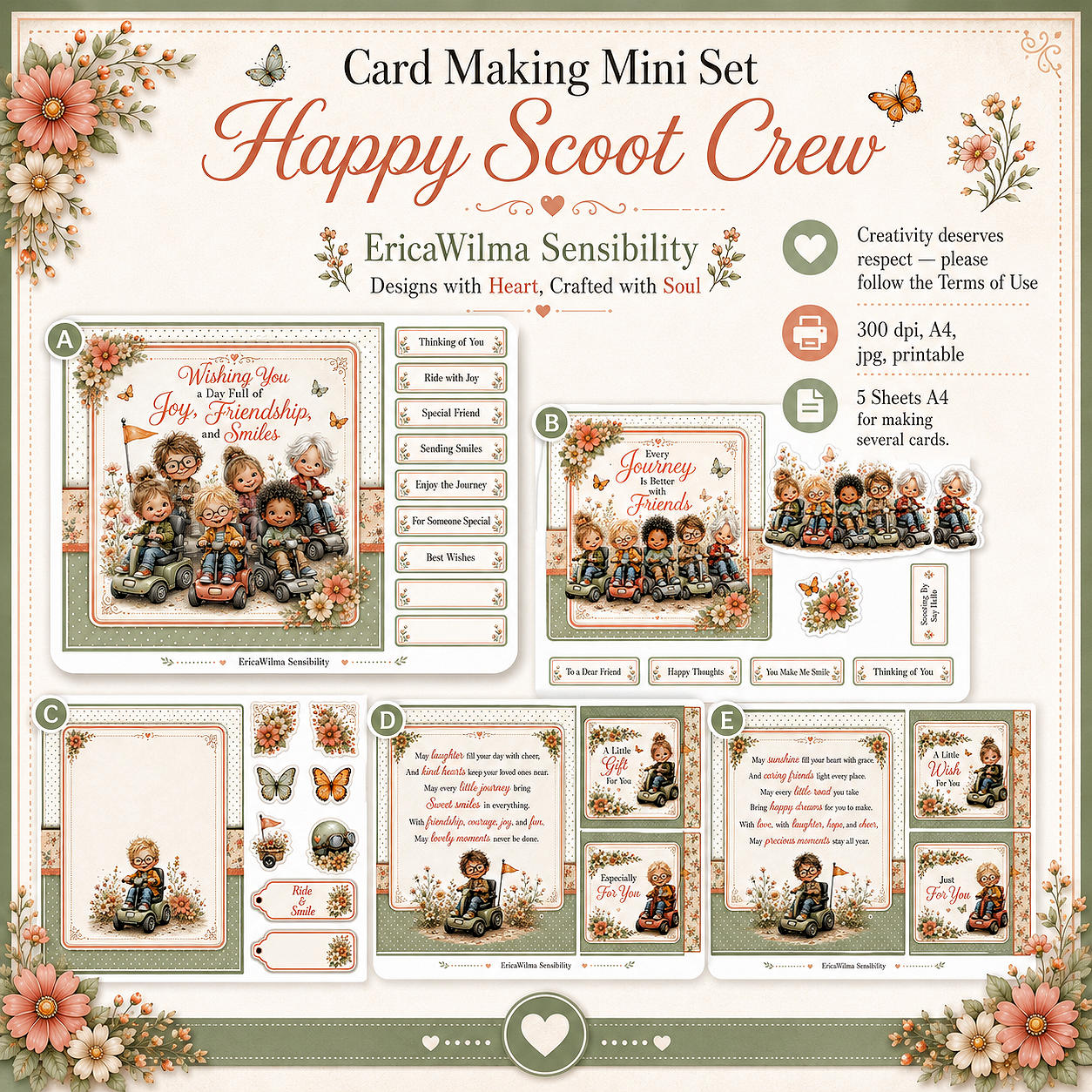 (image for) EW AI Card Making Minie Set Happy Scoot Crew 2026
